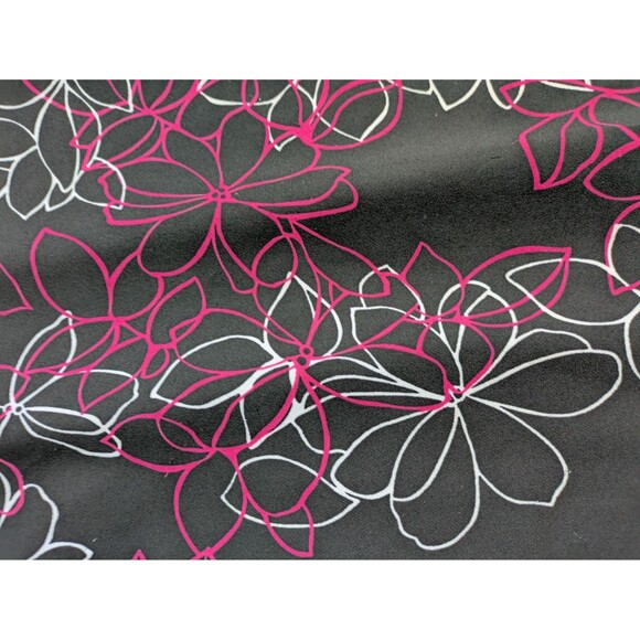 CATO Maxi Skirt Women's Plus Size 14/16 Black and Pink Floral Tulip Layered Tier - Picture 4 of 6